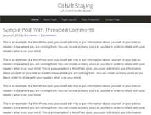 Tablet Screenshot of cobaltstaging.com